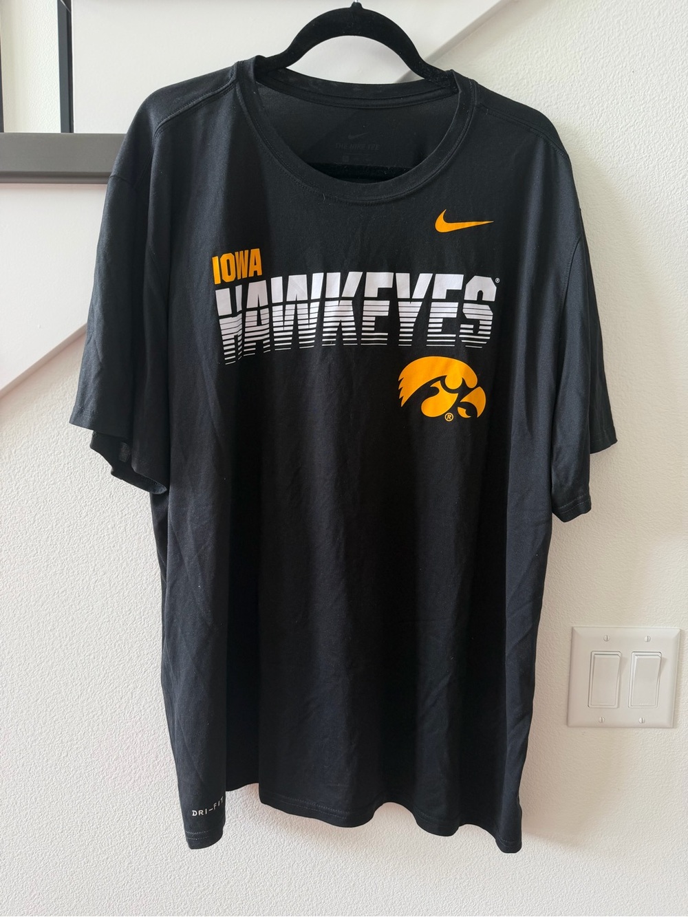 Nike Iowa Hawkeyes Black & Gold Tee